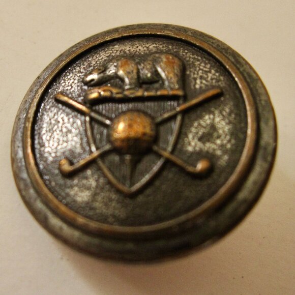Hart Schaffner Marx x Jack Nicklaus Replacement 8 Button Set Golden Bear Bronze - Picture 2 of 7